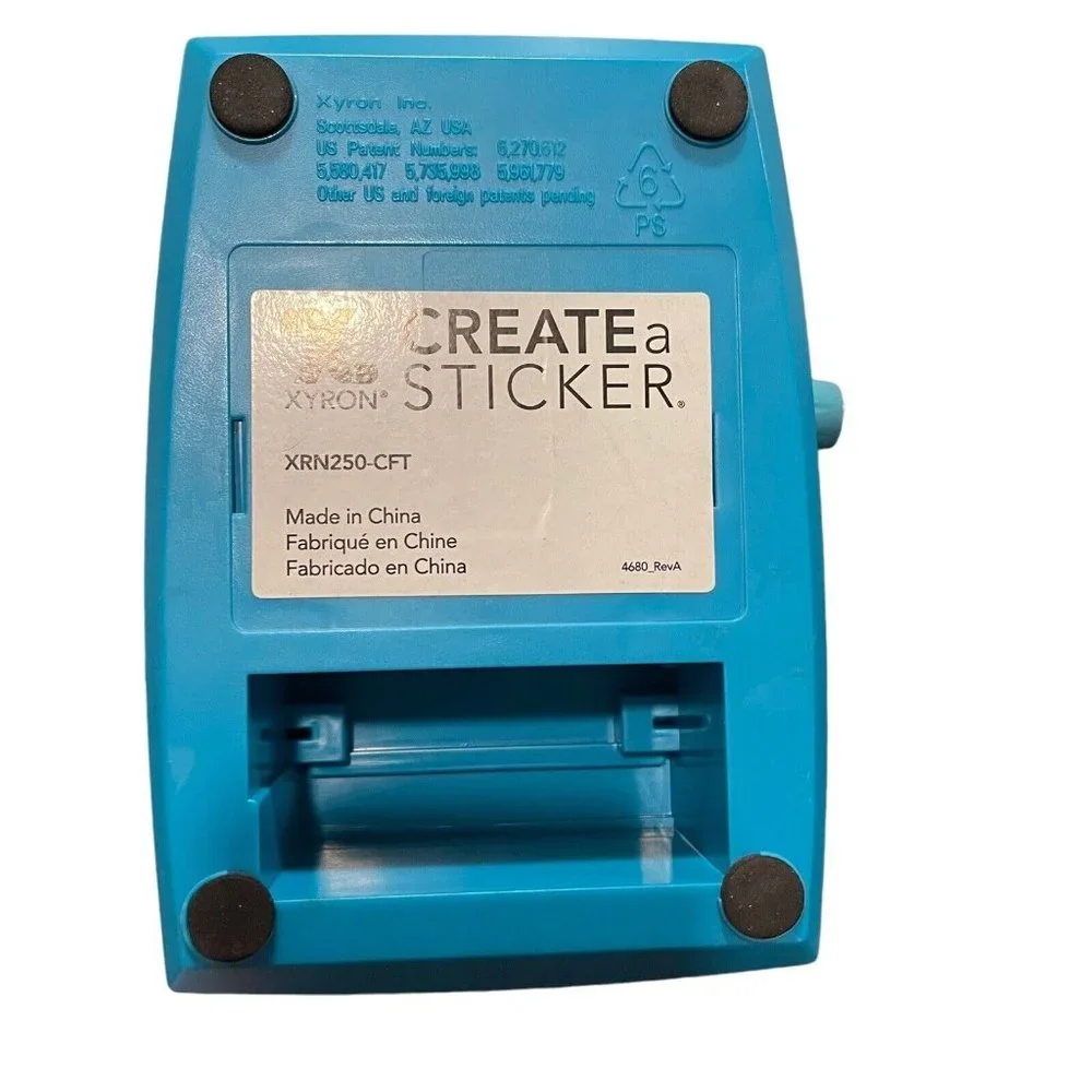 Xyron Create-A-Sticker, Mini, 2.5” Sticker & Label Maker XRN250-CFT DIY Crafts